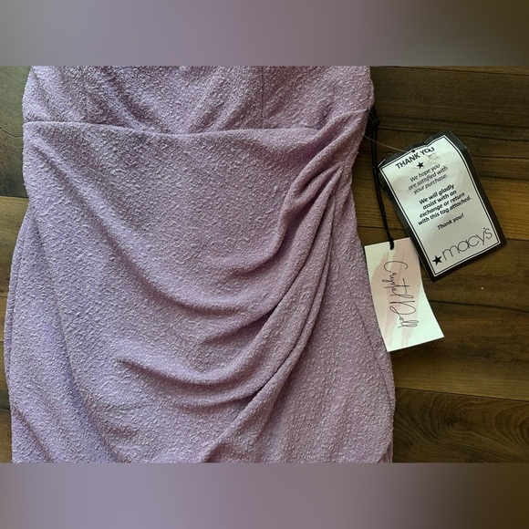 Crystal Doll Lilac Textured Mini Dress – Size 11 (NWT) - Picture 5 of 11